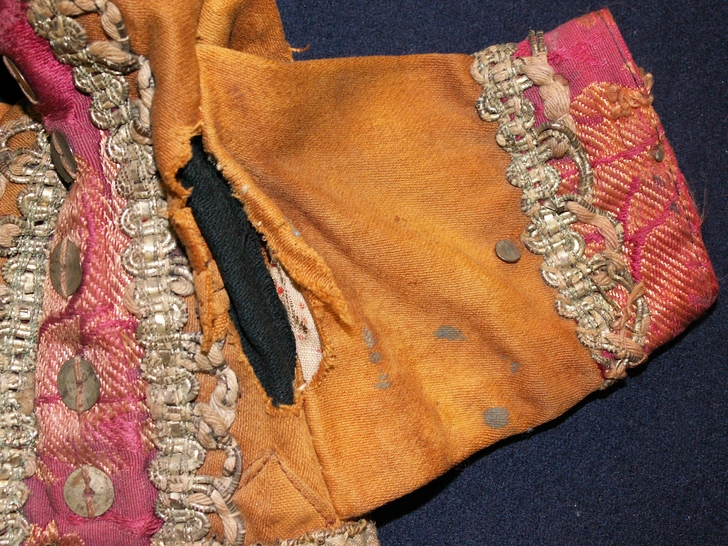 Lacuna braccio sinistro prima del restauro